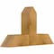 Ekena Millwork Portland Rough Sawn Timber Gable Bracket, Western Red Cedar, 36"W x 21"H x 6"D x 6"F, 14/12 Pitch GBW036X21X0606POR00RWR - alternate 4